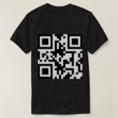 rickroll qr-code t-shirt (Design voorkant)