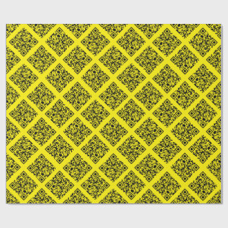 Rickroll Wrapping Paper in black Cadeaupapier