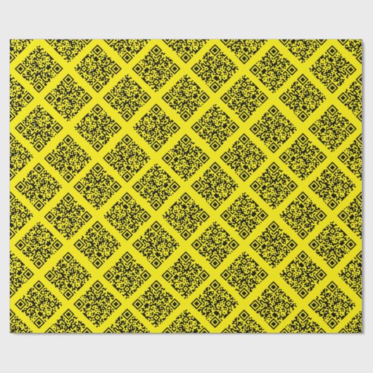 Rickroll Wrapping Paper in black Cadeaupapier (Vlak)