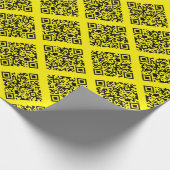 Rickroll Wrapping Paper in black Cadeaupapier (Hoek)