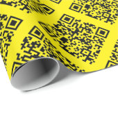 Rickroll Wrapping Paper in black Cadeaupapier (Rol Hoek)