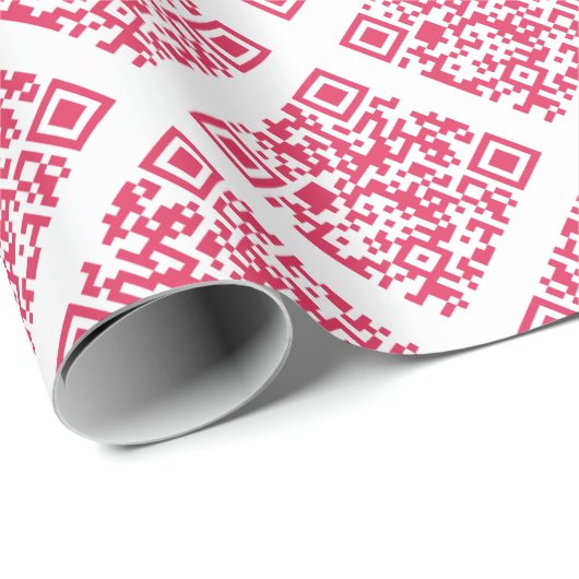 Rickroll Wrapping Paper in red Cadeaupapier (Rol Hoek)