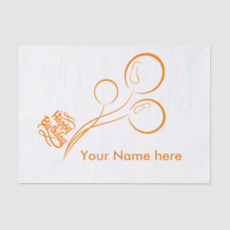 ricks blije verjaardagskrant tissuepapier