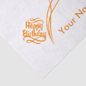 ricks blije verjaardagskrant tissuepapier (Detail)