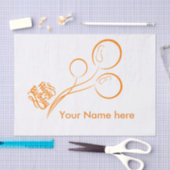 ricks blije verjaardagskrant tissuepapier (Craft)