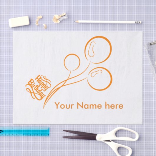 ricks blije verjaardagskrant tissuepapier (Craft)