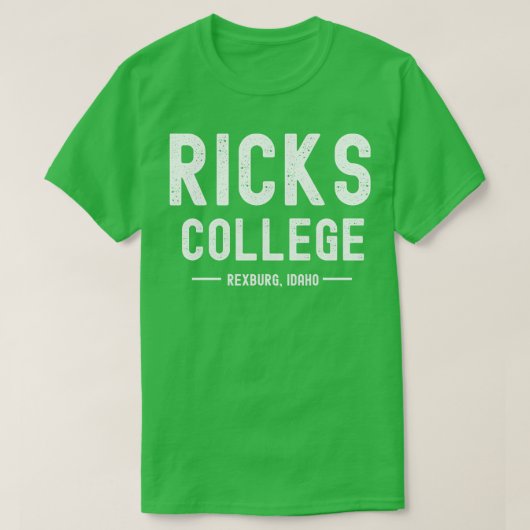 Ricks College Rexburg Idaho 2 T-shirt (Design voorkant)