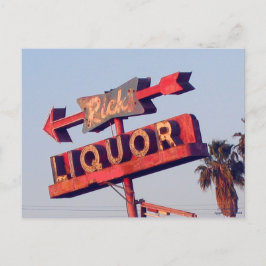 Ricks Liquor  Sign Briefkaart