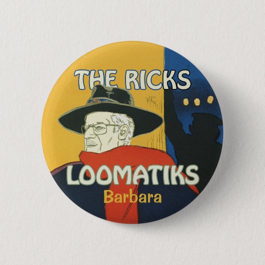 Ricks Loomatiks Personalized Button Round (Voorkant)