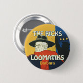 Ricks Loomatiks Personalized Button Round (Voorkant /achterkant)