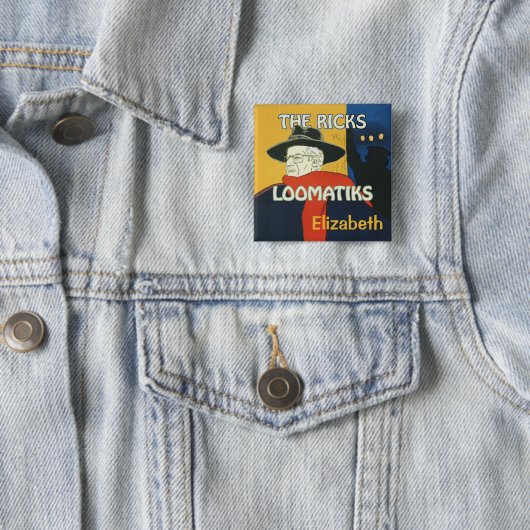 Ricks Loomatiks Personalized Button Square (In situ)