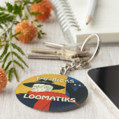 Ricks Loomatiks Sleutelhanger (Zijkant)