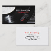 Rick's Record Shop Visitekaartje (Voorkant / Achterkant)
