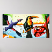 Rickshaw Art Birds Poster (Voorkant)