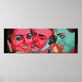 Rickshaw art small poster (Voorkant)