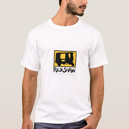 Rickshaw Mannen T-shirt (Voorkant)
