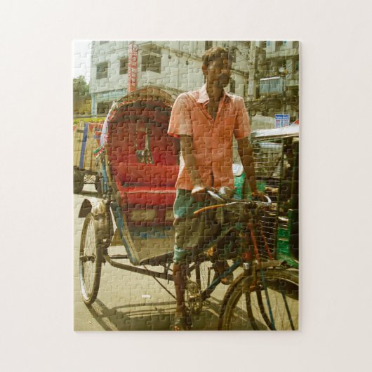 Rickshaw Taxi Bangladesh Legpuzzel (Verticaal)