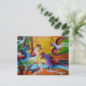 RickshawArt vogelbriefkaart Briefkaart (Staand voorkant)