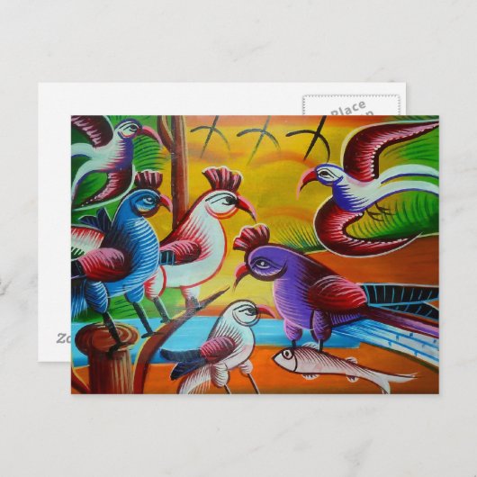 RickshawArt vogelbriefkaart Briefkaart (Voorkant / Achterkant)