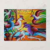 RickshawArt vogelbriefkaart Briefkaart (Voorkant)