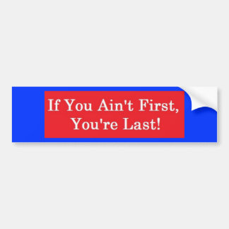 Ricky Bobby Bumpersticker