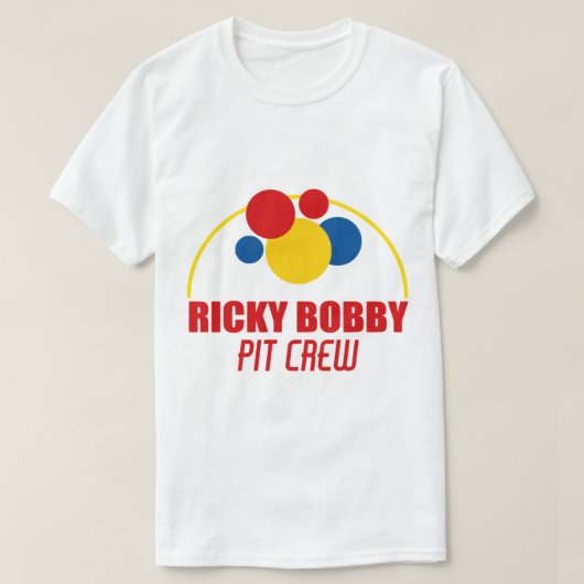 Ricky Bobby Pit Crew T-shirt (Design voorkant)