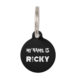 Ricky Cat Pet ID Tag Huisdierpenning