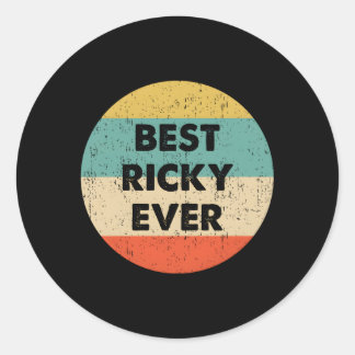 Ricky Name Ronde Sticker