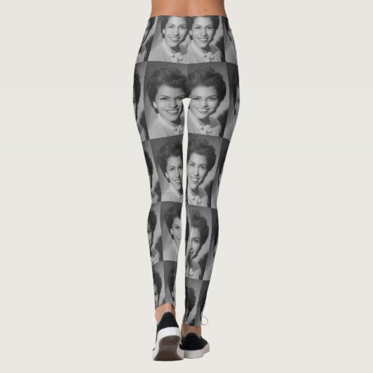 Ricky Oma Zwart & Wit Leggings (Achterkant)