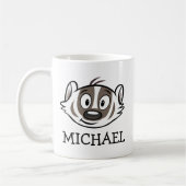 Ricky Raccoon | Boomer Badger Face Koffiemok (Links)