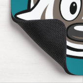 Ricky Raccoon | Boomer Badger Face Muismat (Hoek)