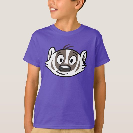 Ricky Raccoon | Boomer Badger Face T-shirt (Voorkant)
