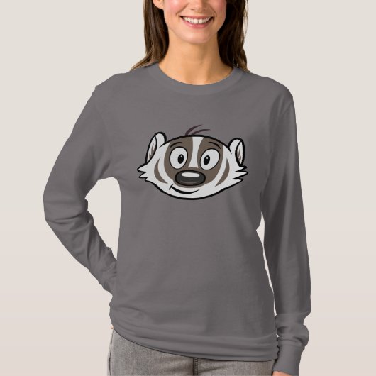 Ricky Raccoon | Boomer Badger Face T-shirt (Voorkant)