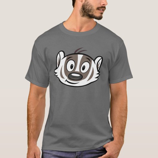 Ricky Raccoon | Boomer Badger Face T-shirt (Voorkant)