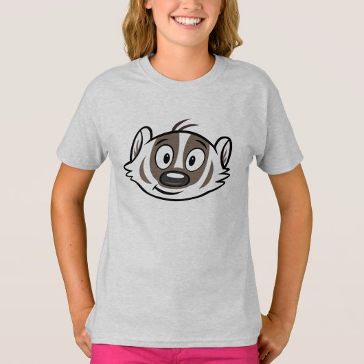 Ricky Raccoon | Boomer Badger Face T-shirt (Voorkant)