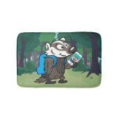 Ricky Raccoon | Boomer Badger Selfie Badmat (Voorkant)