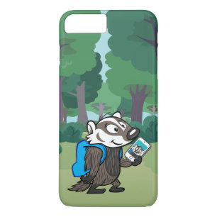 Ricky Raccoon   Boomer Badger Selfie iPhone 8/7 Plus Hoesje
