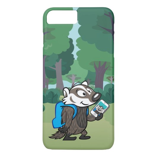 Ricky Raccoon | Boomer Badger Selfie Case-Mate iPhone Case (Achterkant)