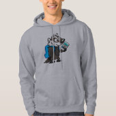 Ricky Raccoon | Boomer Badger Selfie Hoodie (Voorkant)