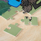 Ricky Raccoon | Boomer Badger Selfie Legpuzzel (Zijkant)