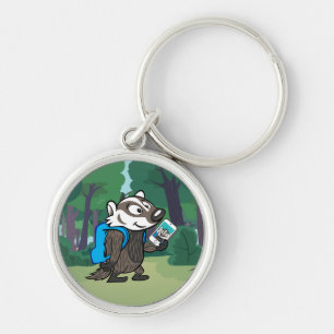 Ricky Raccoon   Boomer Badger Selfie Sleutelhanger