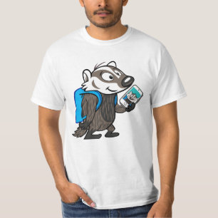 Ricky Raccoon Boomer Badger Selfie T-shirt