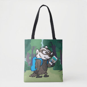 Ricky Raccoon Boomer Badger Selfie Tote Bag