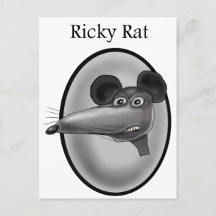 Ricky Rat Cartoon Briefkaart