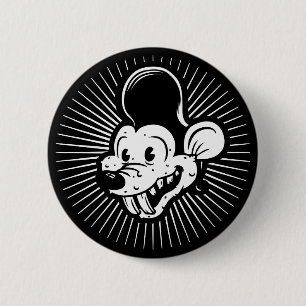 Ricky Rodent Ronde Button 5,7 Cm