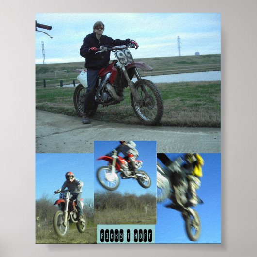 Ricky T Motocross Poster (Voorkant)