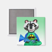 Ricky wasbeermagneet magneet (Voorkant / Achterkant)