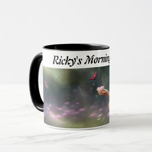 Ricky's Coffee Gepersonaliseerde Mok (Voorkant links)