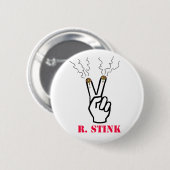 RickyStinkvingers Ronde Button 5,7 Cm (Voorkant /achterkant)