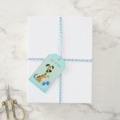 Rico de Hond Baby Boy Shower Cadeaulabel (Met Touw)